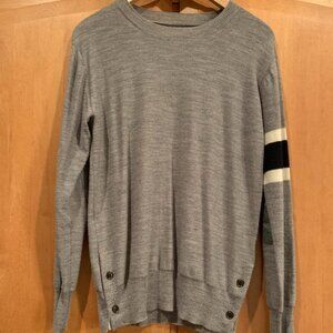 Thom Grey by Thom Browne  grey 100% wool sweater